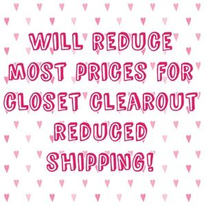 💕GET REDUCED SHIPPING-JUST ASK!💕